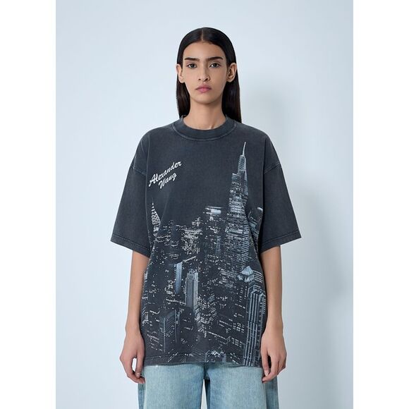 Alexander Wang Women Logo Motif T-Shirt
